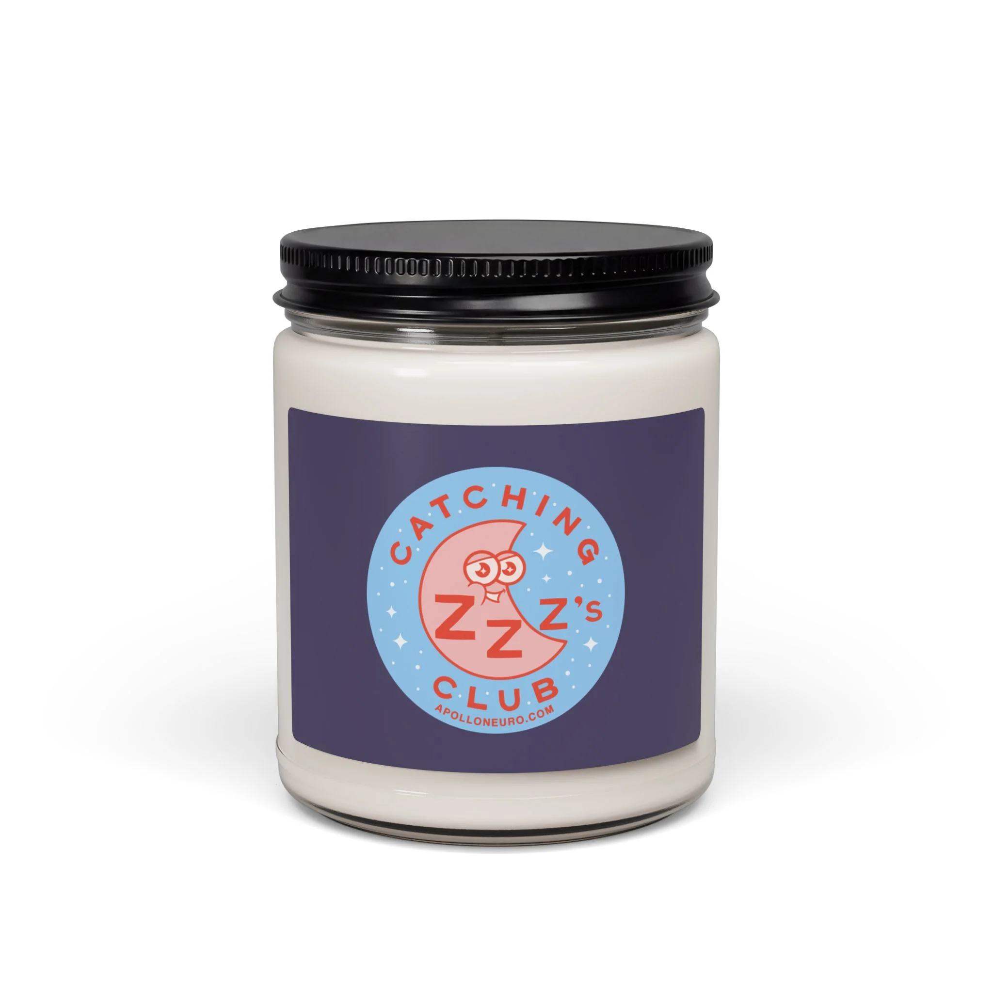 Catching Zzz's Club Unscented Soy Candle – 9oz Relaxing Sleep & Bedtime Gift